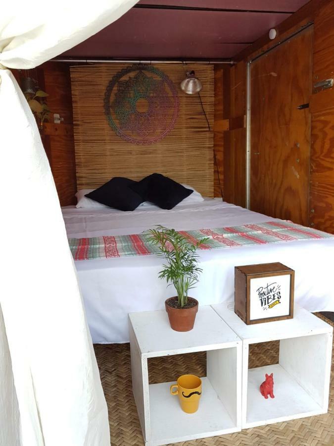 El Buho Bacalar Eco-Cabanas Hostal Bagian luar foto