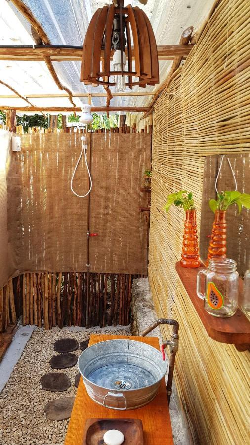 El Buho Bacalar Eco-Cabanas Hostal Bagian luar foto