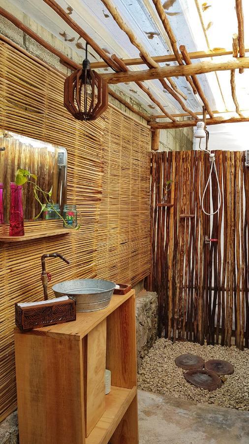 El Buho Bacalar Eco-Cabanas Hostal Bagian luar foto